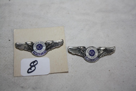 US Air Force Observer Wing Pins