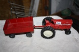 International IH Toy Tractor and Wagon