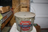 Half Bushel Use Champlin Oils Bucket