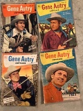 4 Gene Autry Comic Books 10 Cents