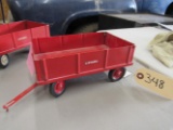 1954 McCormick Red Barge Wagon with Red Rims