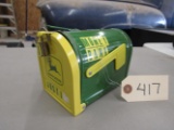 John Deere Mailbox Bank with Lock