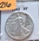 1942 Walking Liberty Half