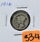 1916 Mercury Dime