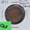 1871 Price Edward Island Large Cent