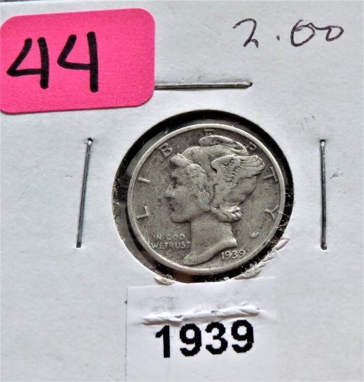 1939 Mercury Dime