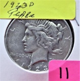 1923-D Peace Dollar