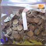 300 Wheat Cents