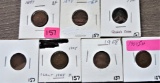 (7) Indian Head Cents