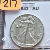 1943 Walking Liberty Half