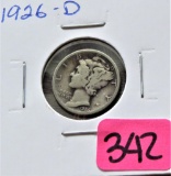 1926-D Mercury Dime