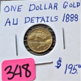 1888 Gold Dollar