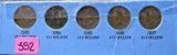 5 Indian Head Cents