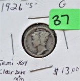 1926-S Mercury Dime