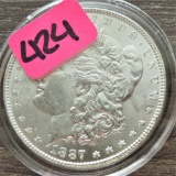 1887 Morgan Dollar