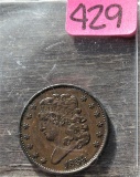 1834 Half Cent