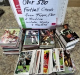 Over 580 Football Cards