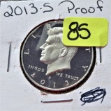 2013-S Proof Kennedy Half Dollar