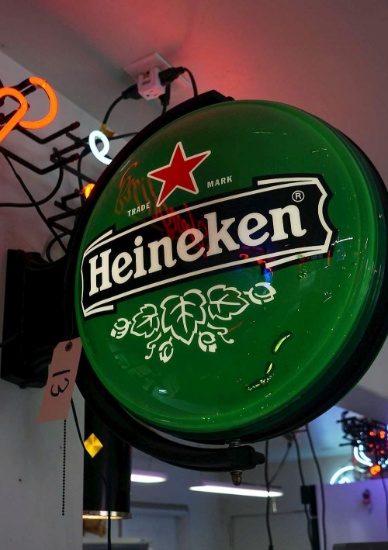 Heineken Plastic Round Light