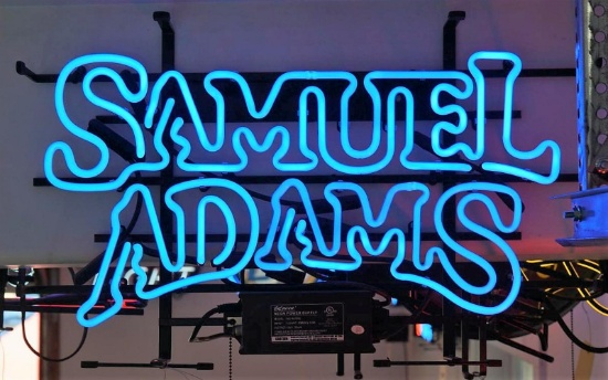 Sam Adam's Neon Sign