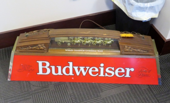 Budweiser Pool Table Light