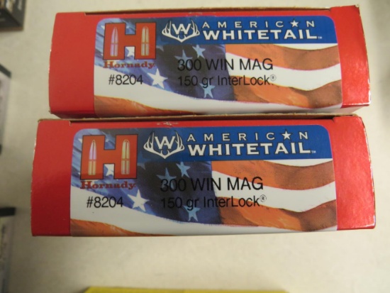 2 20 Round Boxes of Hornady 300 WIN MAG