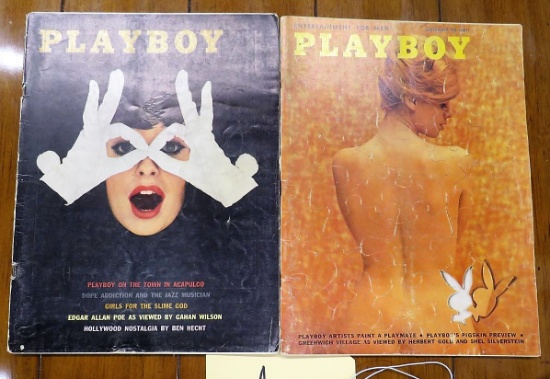 SEPT, NOV 1960 PLAYBOYS