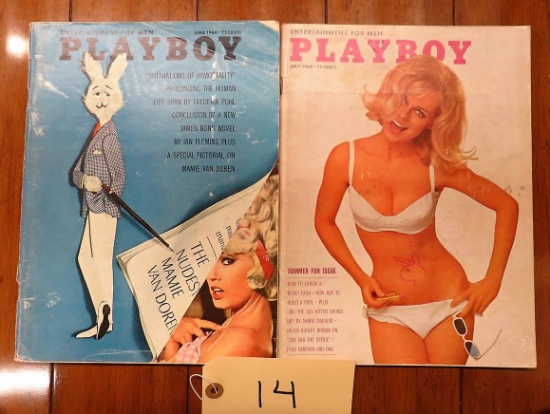 JUNE, JULY 1964 PLAYBOYS