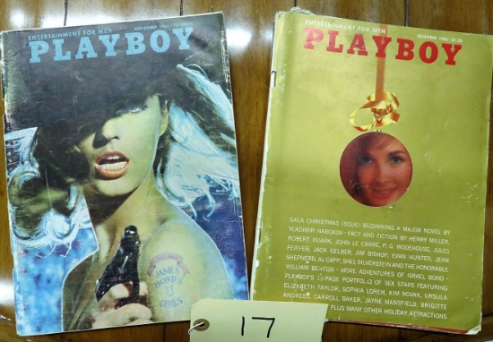 NOV, DEC 1965 PLAYBOYS