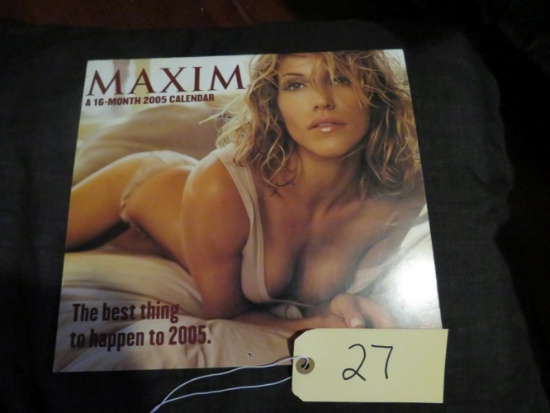 MAXIM 2005 CALENDAR (16 MONTHS)