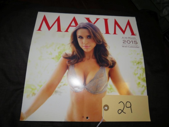 MAXIM 2015 CALENDAR (16 MONTHS)