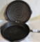 12 cast iron Griswold skillet W lid