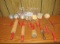 play red hanndle cooking utensils