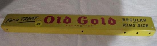 Old Gold advertising metal sign