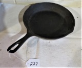 embossed cast iron skillet