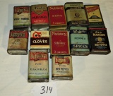 vintage advertising tins