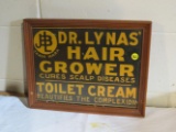 framed Dr Lynas hair grower poster