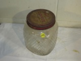 vintage Nash coffee glass jar