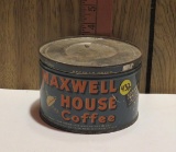 Maxwell House coffee tin