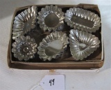 aluminum tart molds W/box