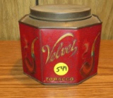 Velvet tobacco tin