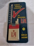 L&M advertising metal thermometer