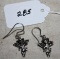 Sterling Earrings Cowboys with Wings