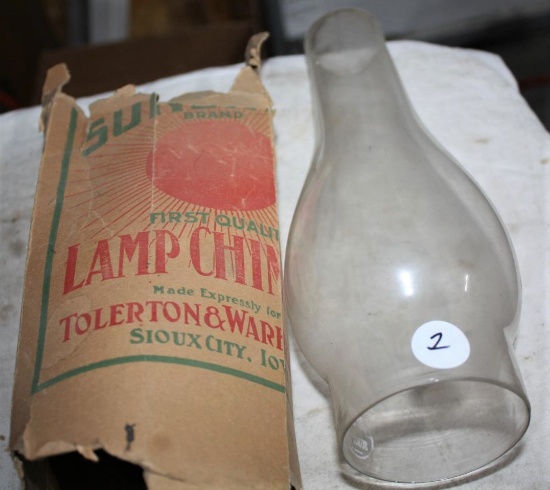 Glass Lamp Chimney Tollerton, Iowa