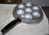 Rare Ebleskiver Pan Apple Pancake Balls