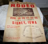 Iowa's Annual Rodeo Championships Poster