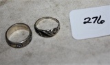 Sterling Rings, Signed KBN and M Southwest