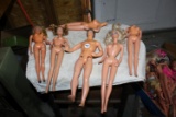 5-1966 Barbies and 1 1968 Ken Doll