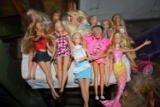 Box of Barbie Dolls, 1 Ken 1970s-2010s