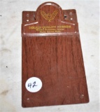 Metal Small Dekalb Clip Board